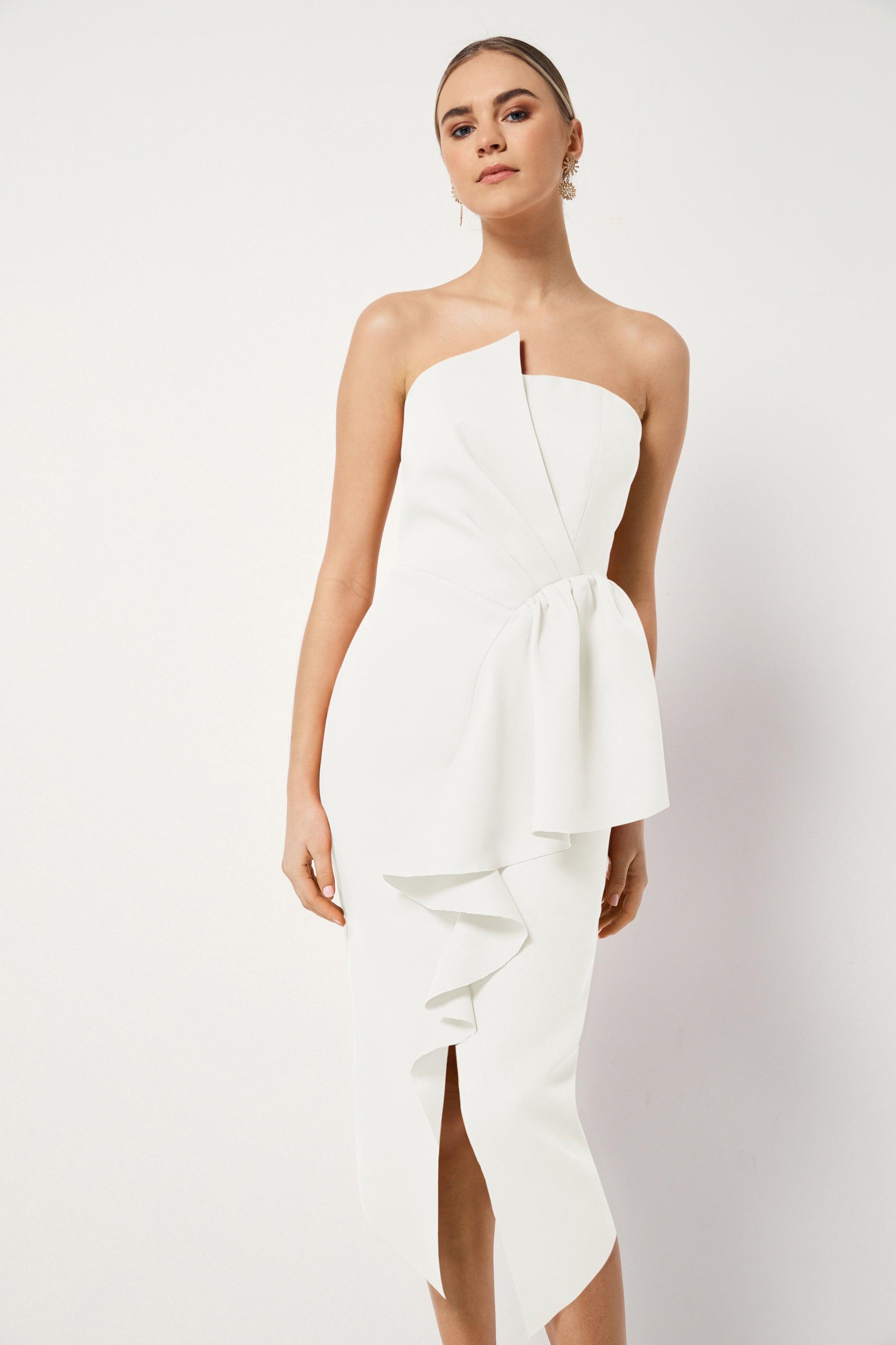 elliatt white dress Elliatt Reception Dress - White