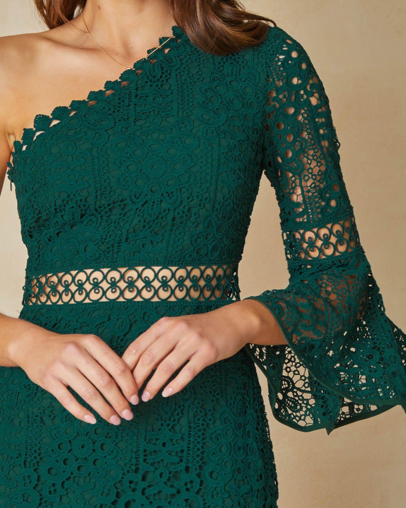 Elysian Dress - Emerald Green - JAUS