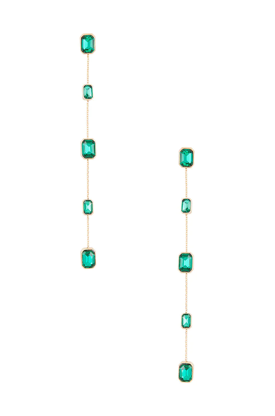 Emerald Drop Earrings - JAUS