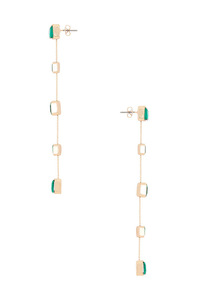 Emerald Drop Earrings - JAUS