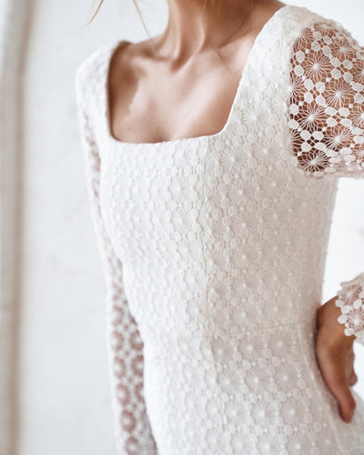 Emerie Dress - White - JAUS