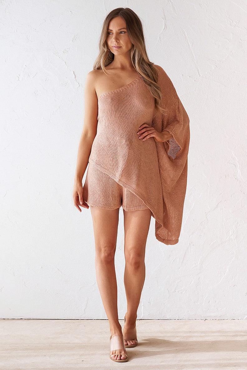 Emily Knit Set - Apricot - JAUS