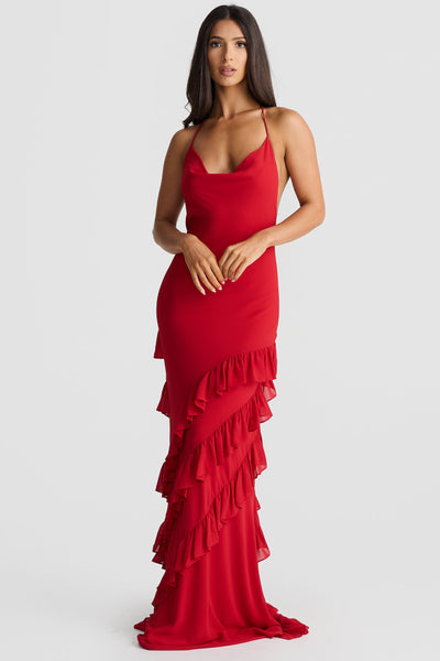 Milana Dress - Red - SHOPJAUS - JAUS