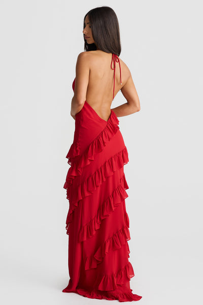 Milana Dress - Red - SHOPJAUS - JAUS