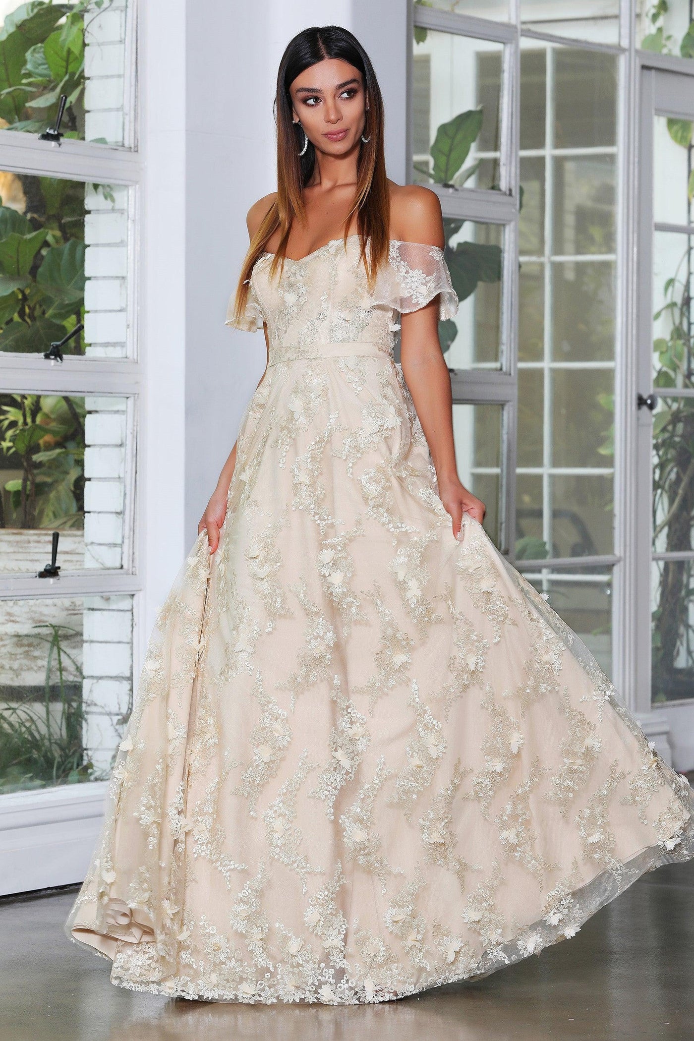 Enchanted Gown - Champagne - JAUS