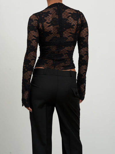 Esteila Top - Black Lace - JAUS