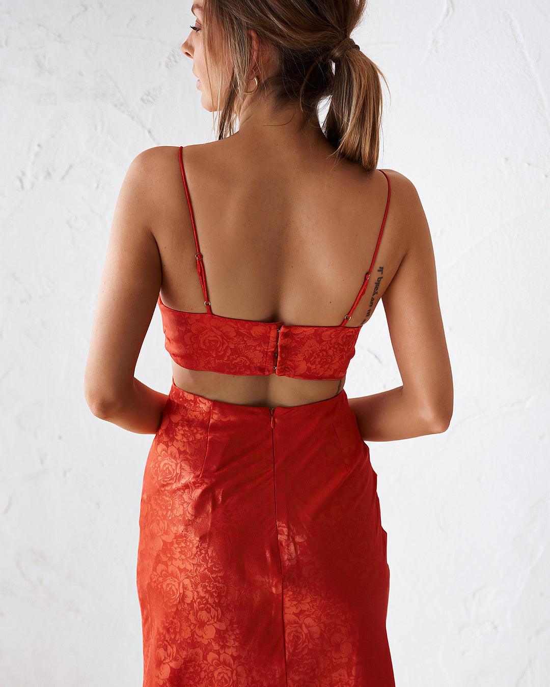 Esther Slip Dress - Tangerine XSMALL / Tangerine Esther Slip Dress - Tangerine XSMALL / Tangerine