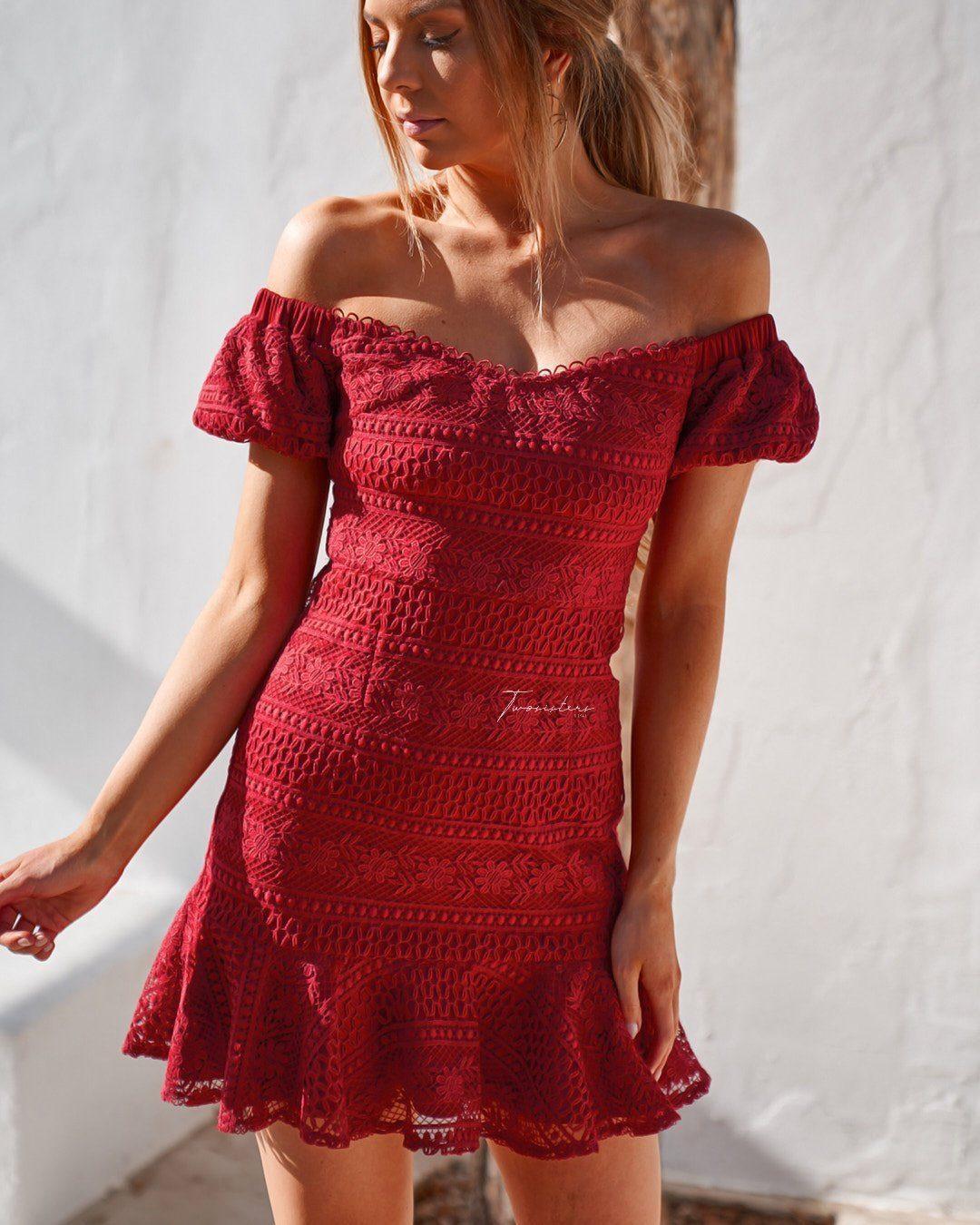 Twosisters The Label Gabriella Dress - Red