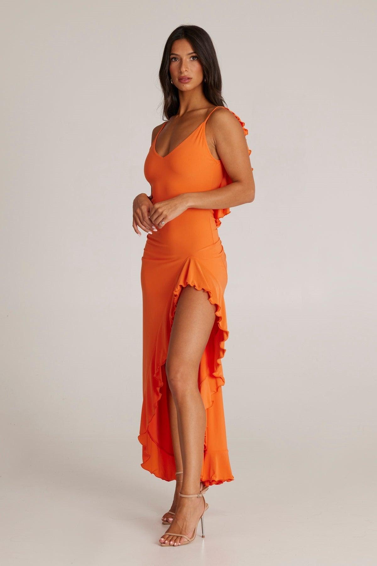 Gabriella Gown - Orange - JAUS