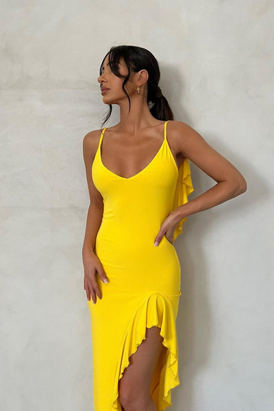 Gabriella Gown - Yellow - JAUS