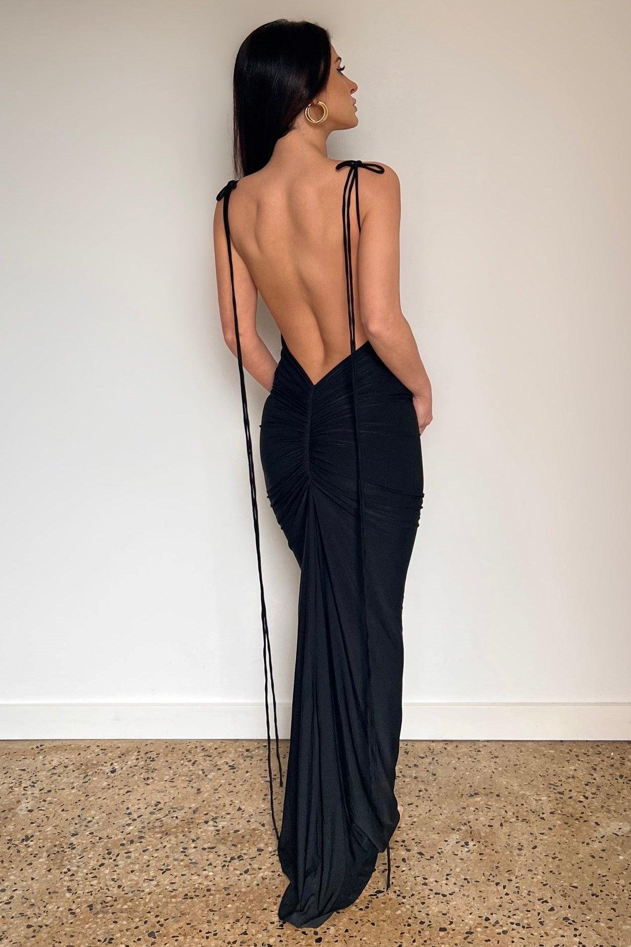 Gia Gown - Black - JAUS