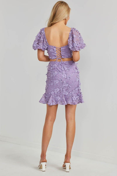 Gianna Dress - Purple - JAUS