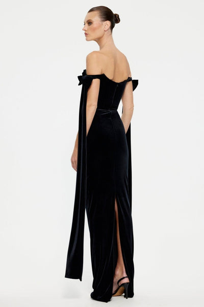 Ginger Gown - Black Velvet - SHOPJAUS - JAUS