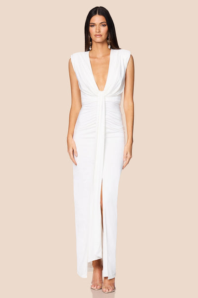 Nookie Giselle Maxi Dress - Ivory - SHOPJAUS - JAUS
