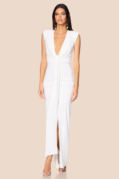 Nookie Giselle Maxi Dress - Ivory - SHOPJAUS - JAUS