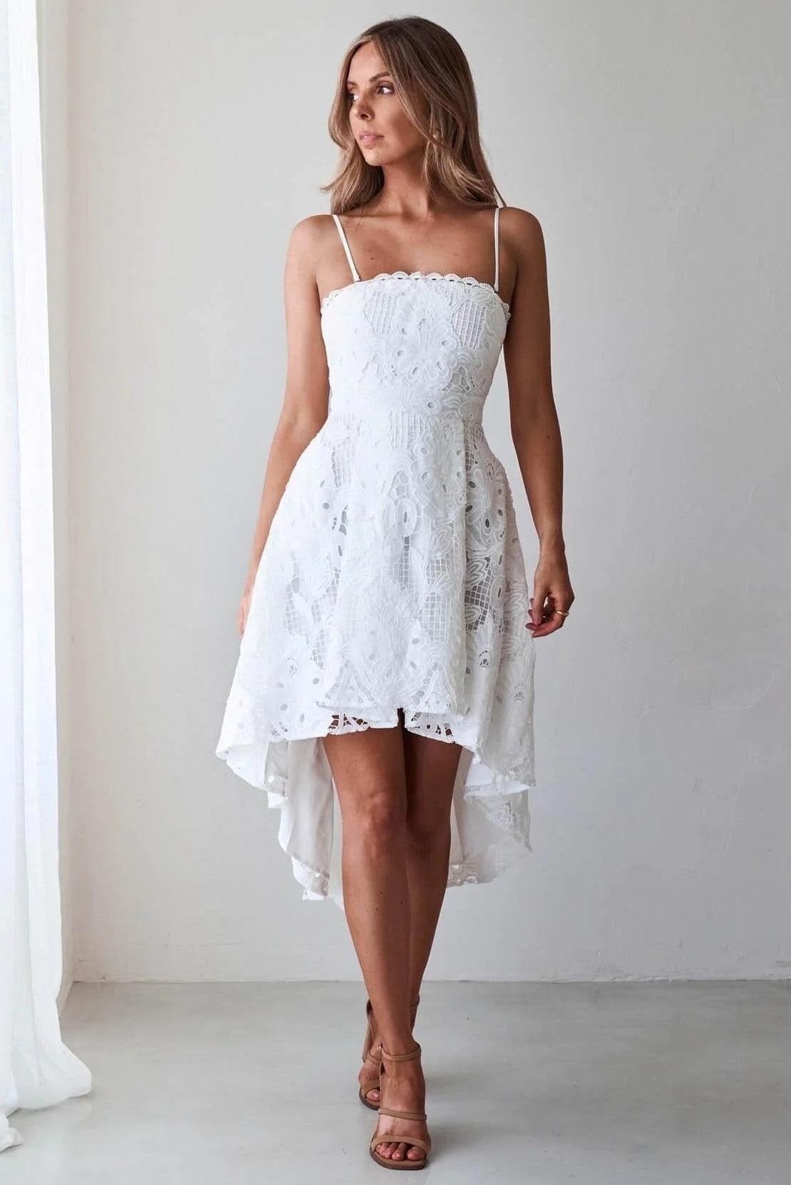 Hadara Dress - White - JAUS