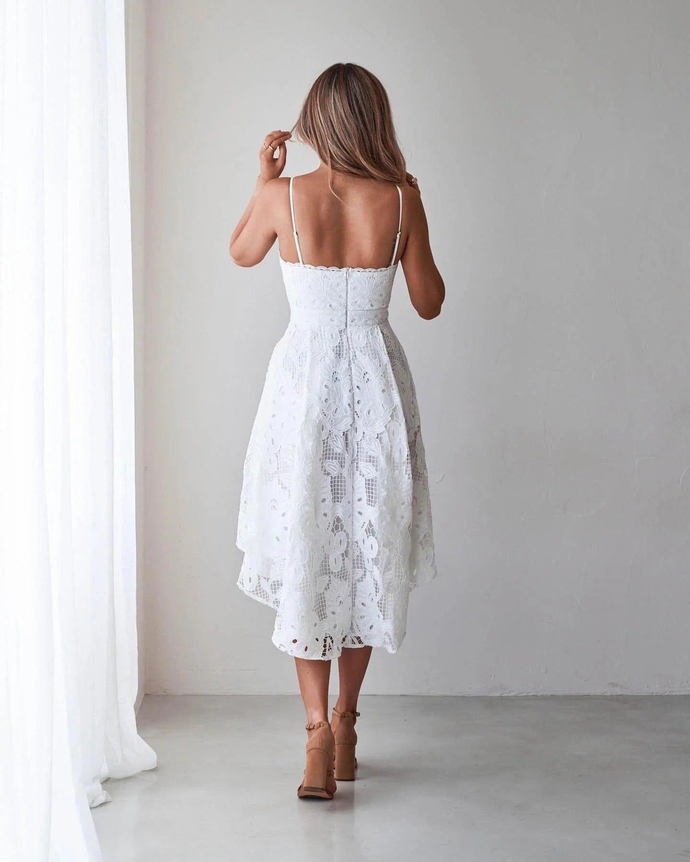 Hadara Dress - White - JAUS