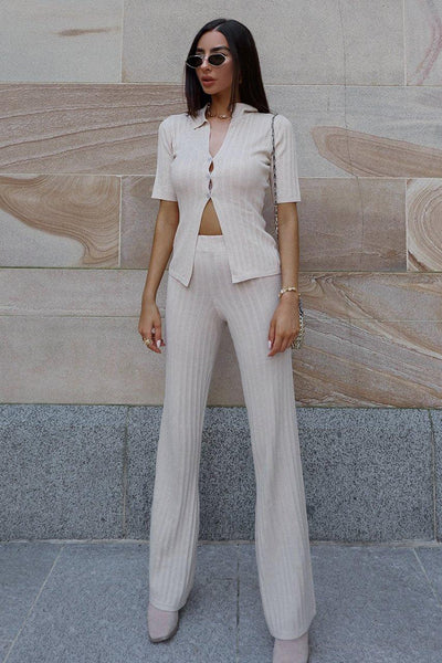 Hailey Pants - Sand - JAUS