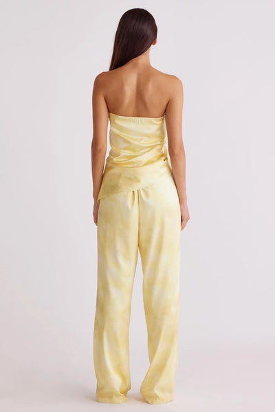 Lyra Print Pant - Panna Cotta