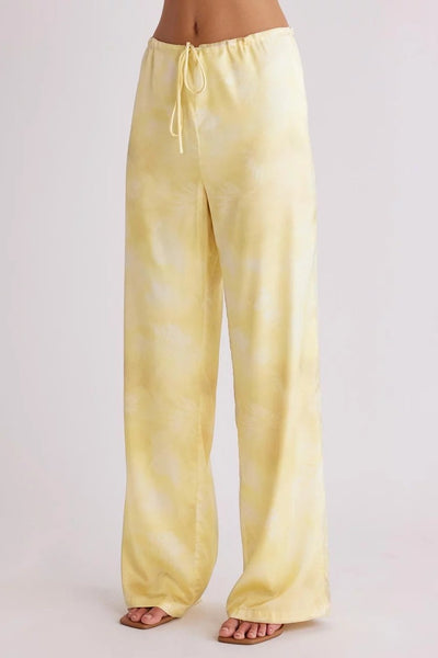 Lyra Print Pant - Panna Cotta