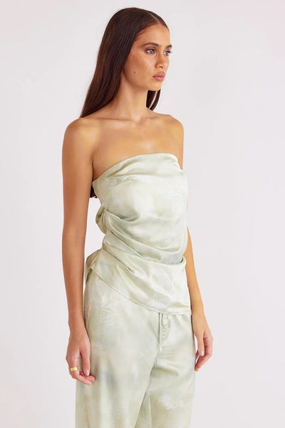 Lyra Print Top - Pear