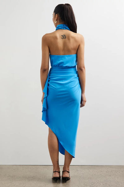 Misha Esilda Midi Dress - Topaz Blue - SHOPJAUS - JAUS
