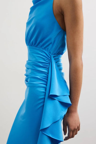 Misha Esilda Midi Dress - Topaz Blue - SHOPJAUS - JAUS