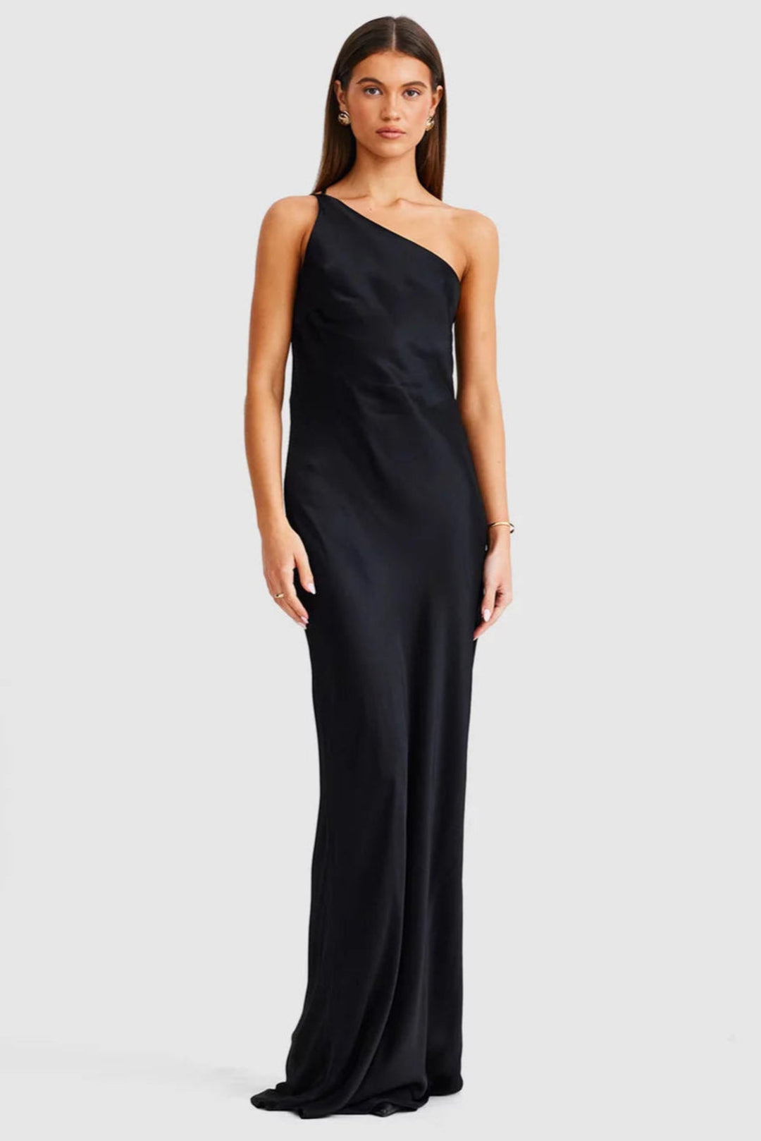 Sndys Aubrey Cowl Back Maxi Dress in Black - Size M