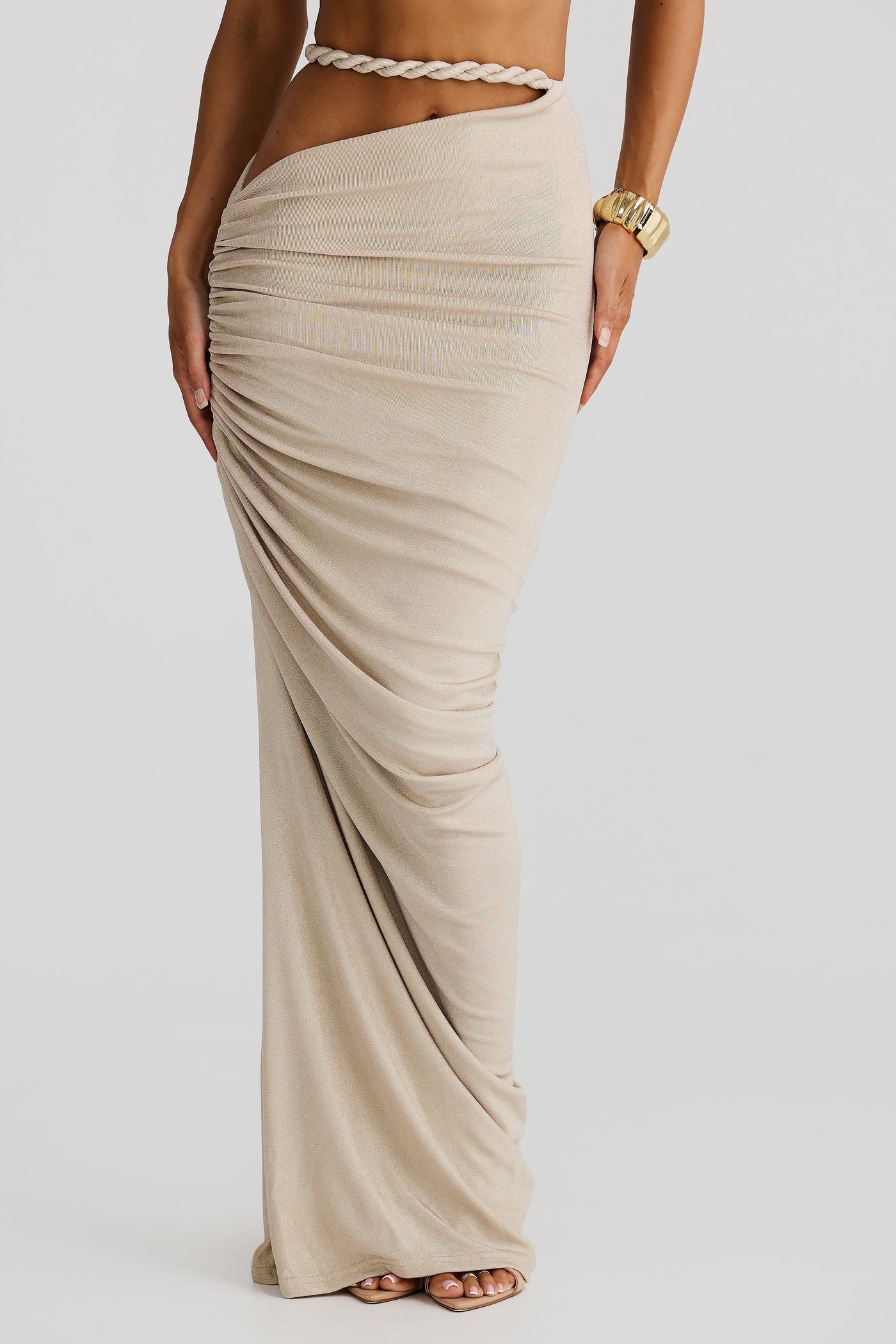 Zenaya Skirt - Gold Marble