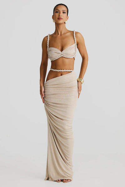 Zenaya Skirt - Gold Marble
