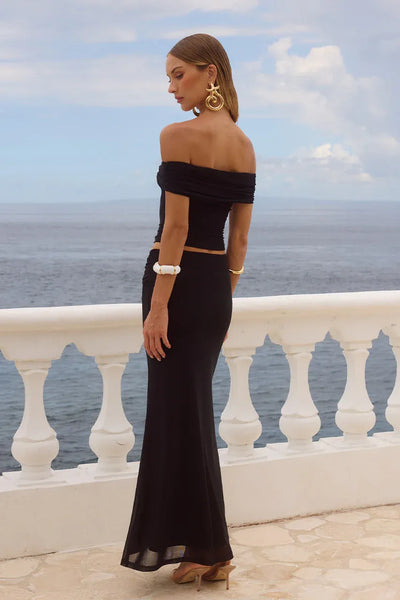 Rikki Maxi Skirt - Black