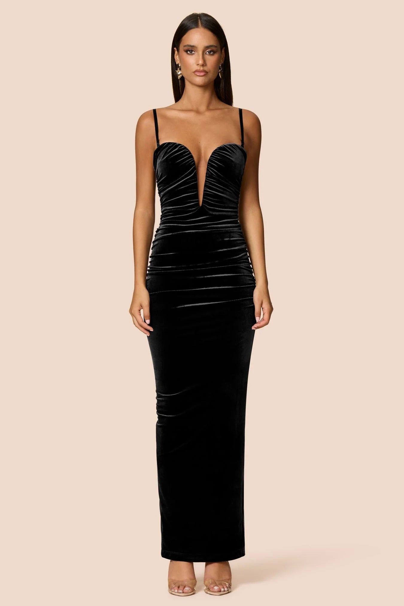 Nookie Nina Gown -  Black