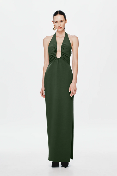 Misha Alusia Maxi Dress - Moss