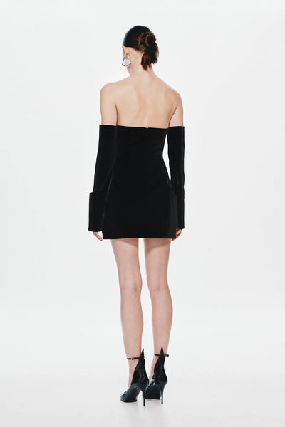 Misha Riptide Mini Dress - Black