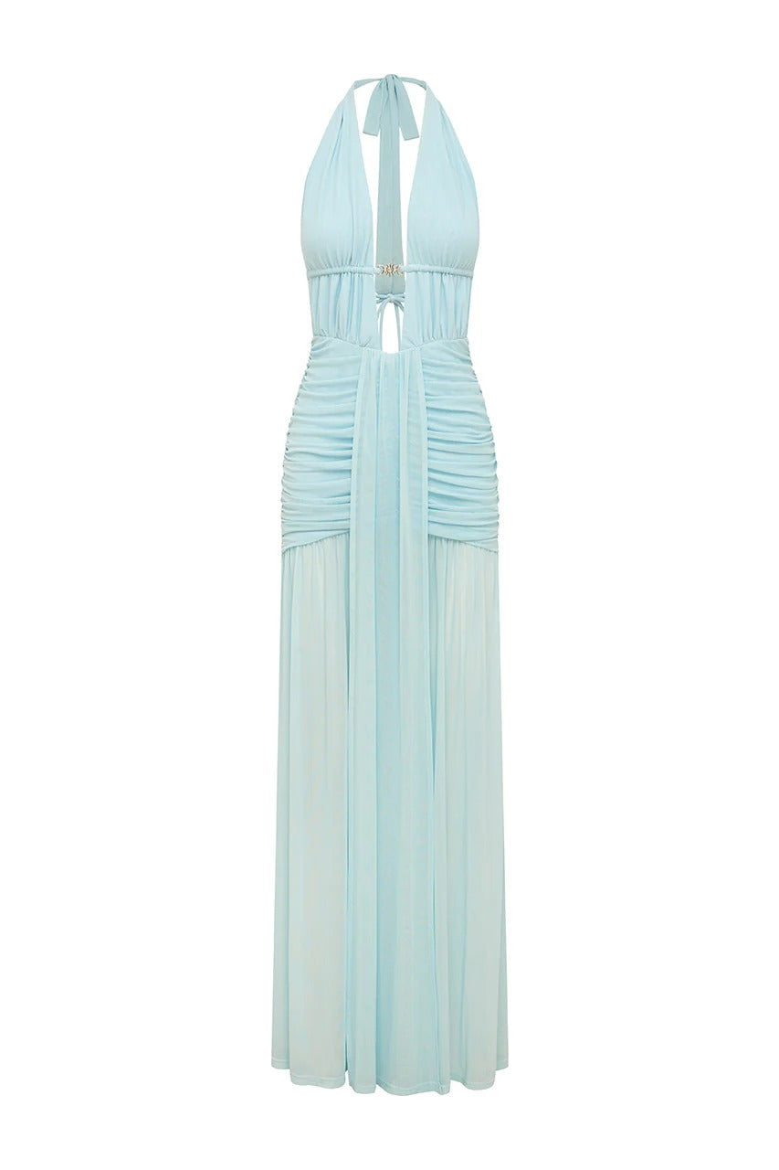 Adrianna Maxi Dress - Aqua
