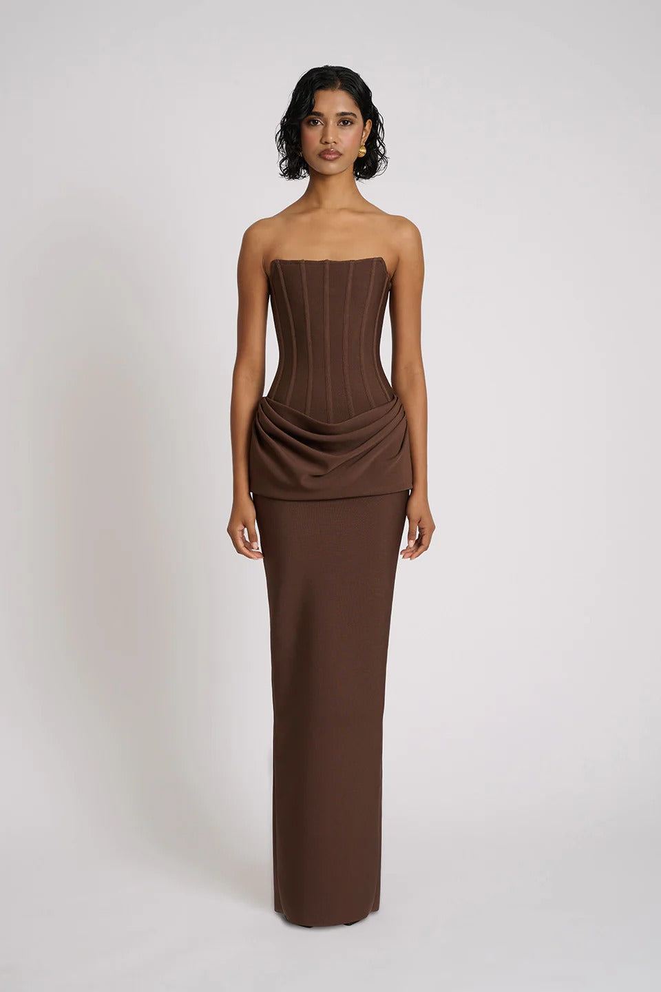 Hilda Gown - Chocolate