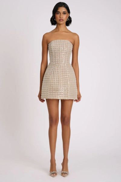 Serafina Dress - Beige