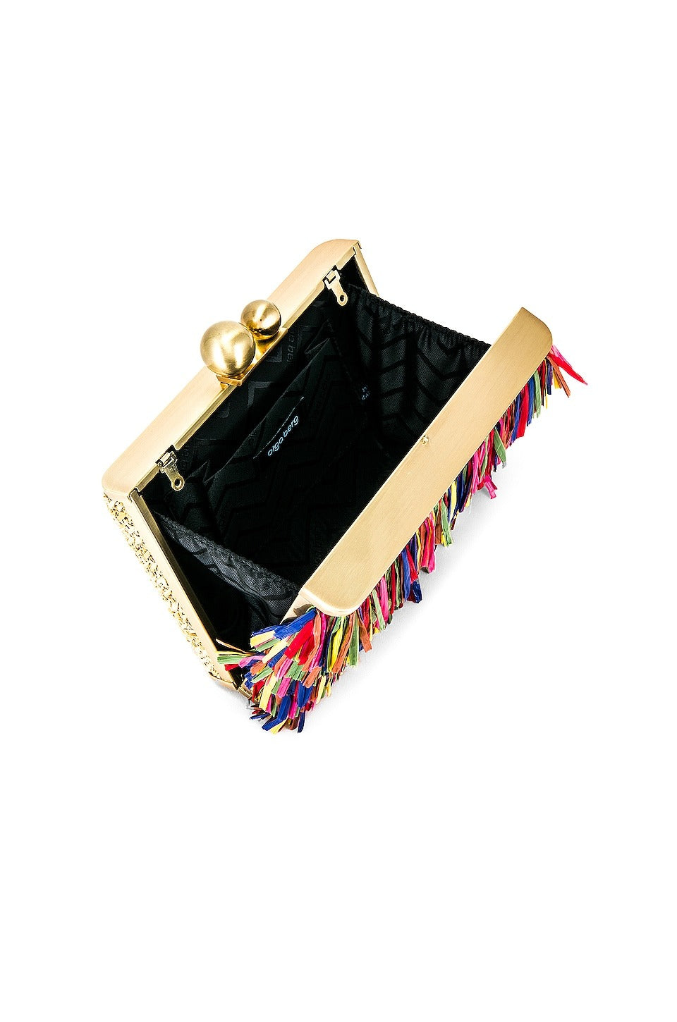 Carlita Carnivale Fringe Clutch Bag - Multi