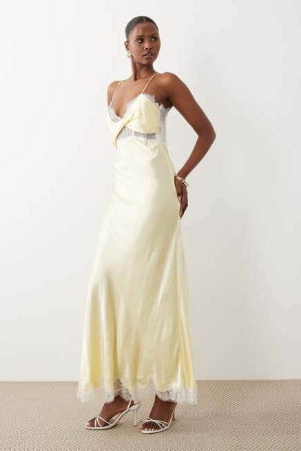 canary yellow maxi dress Sorella Midi Dress In Canary Yellow