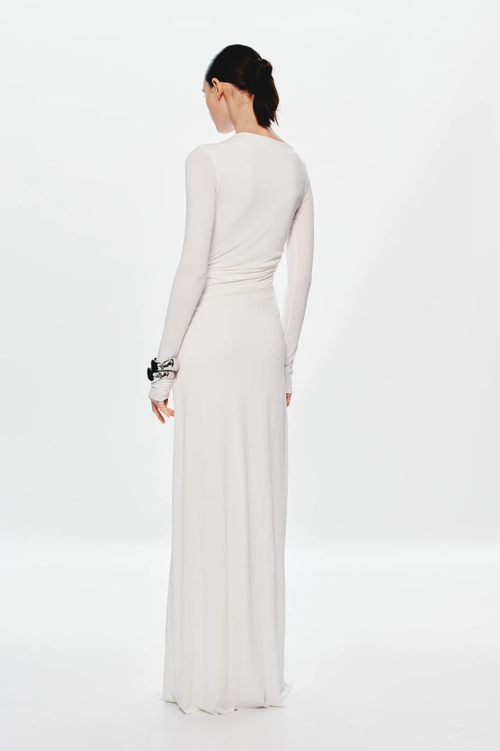 ivory lace long dress Astoria Long Sleeve Maxi Dress main image 1