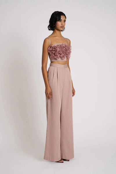 Reyna Pants - Blush Pinstripe
