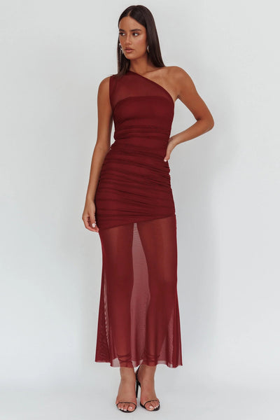 Vanity Maxi Dress - Wine
