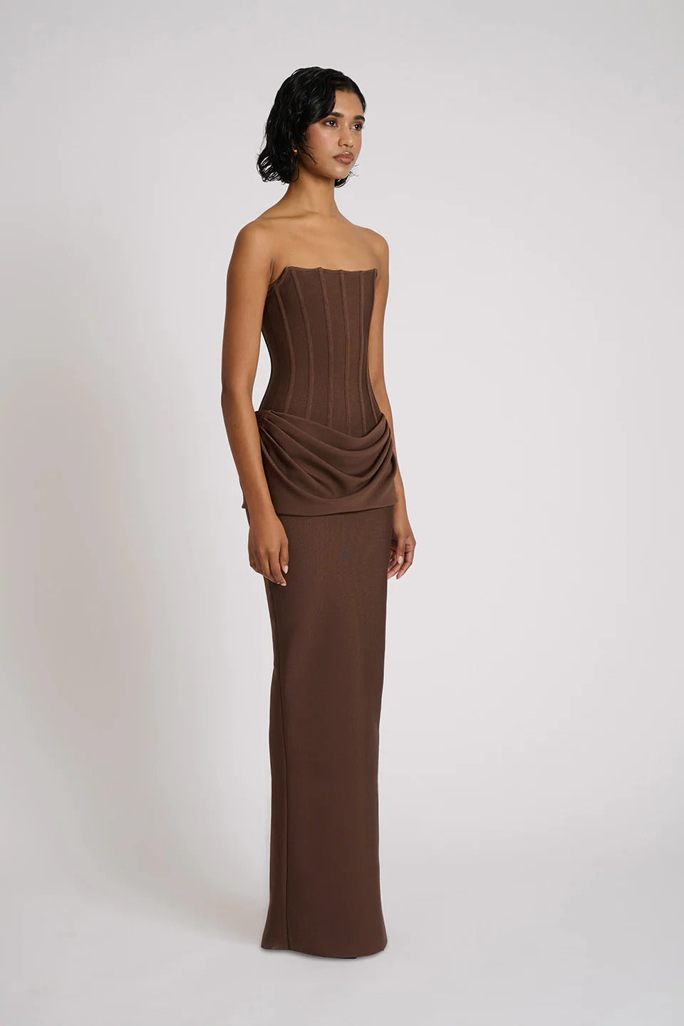 Hilda Gown - Chocolate