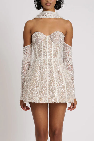 Taline Dress - White