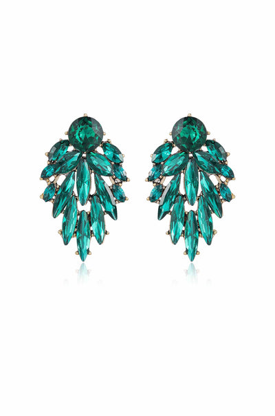 Cry Me A River Earrings - Emerald