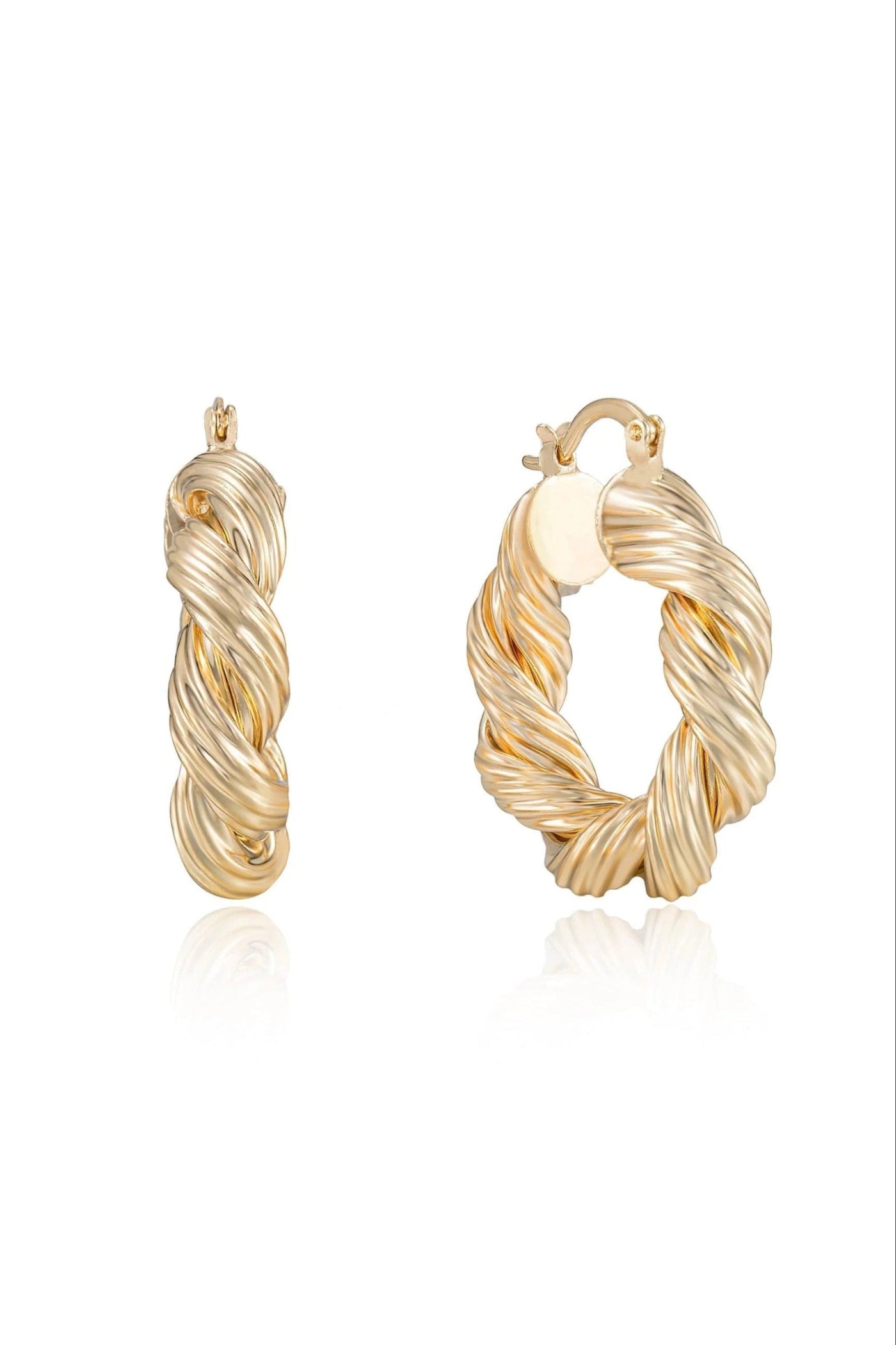 Modern Day Twist Hoops