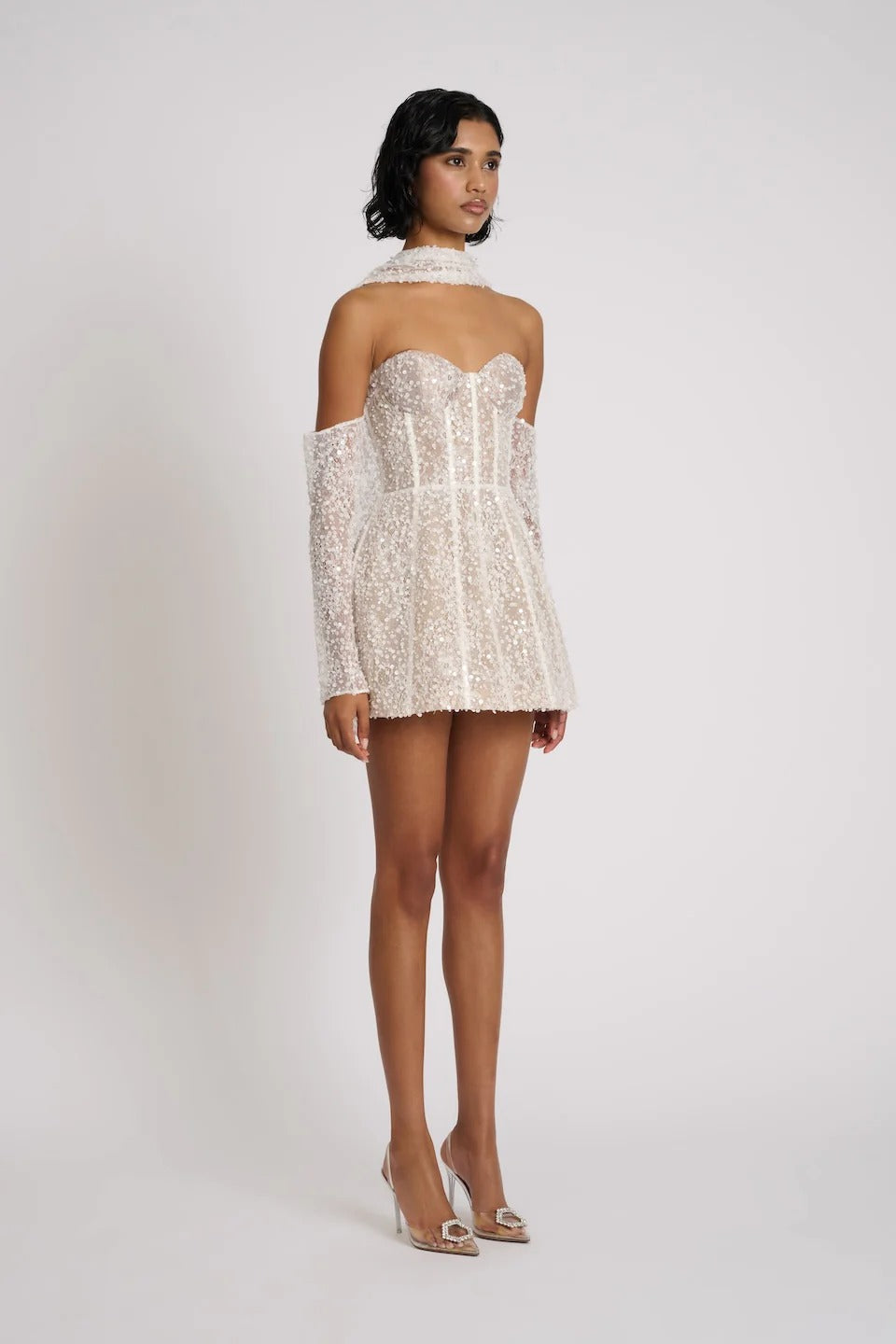 Taline Dress - White