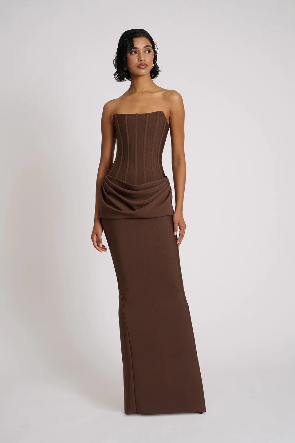 Hilda Gown - Chocolate