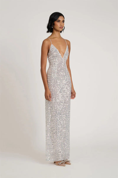 Mevia Gown - Silver