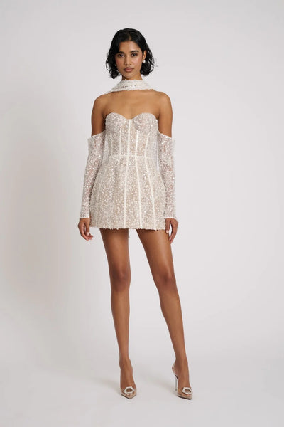 Taline Dress - White
